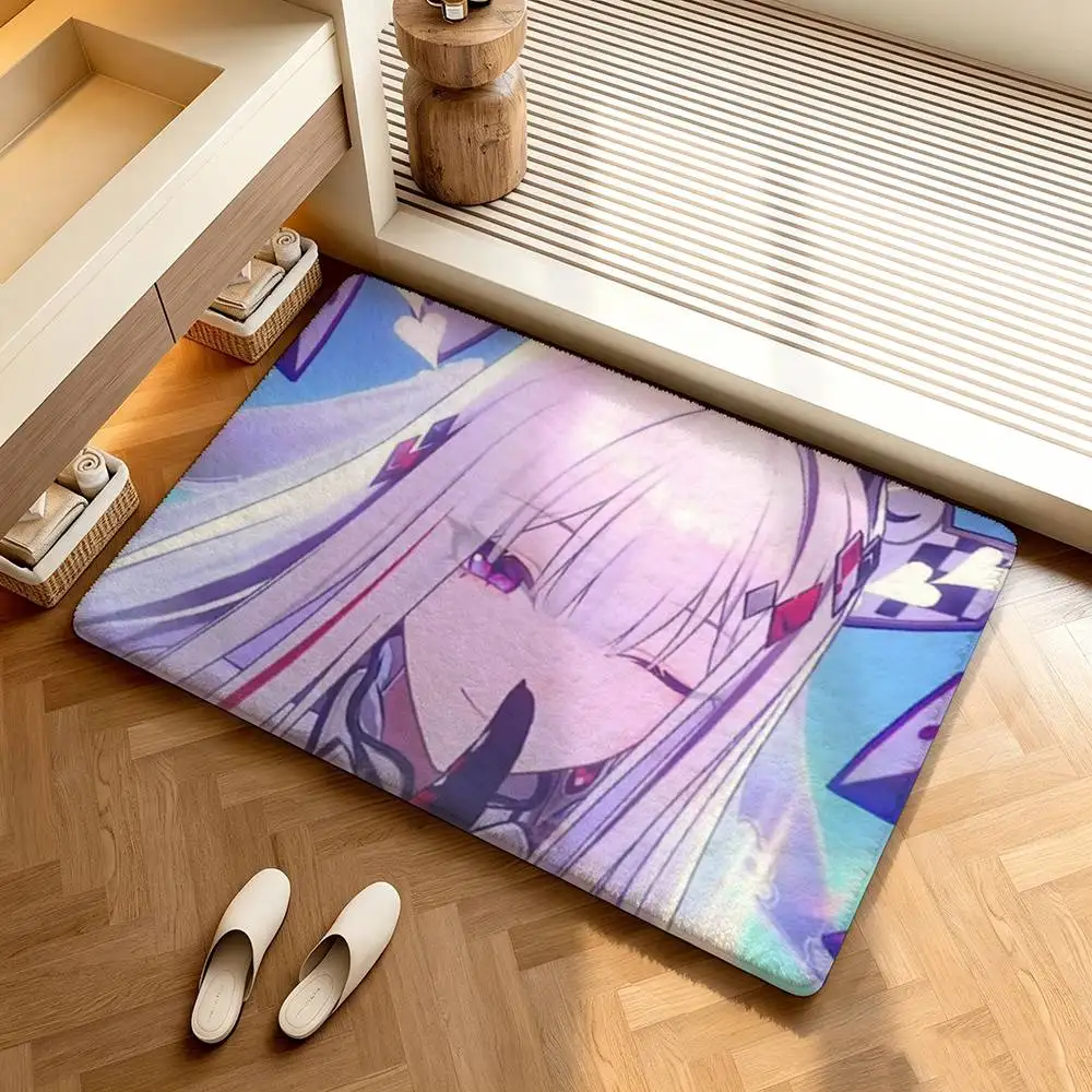 Honkai Star Rail Nihilux Stella  Shower Room Absorbent Small Floor Mat Soft Comfortable Decorative Foot Mat