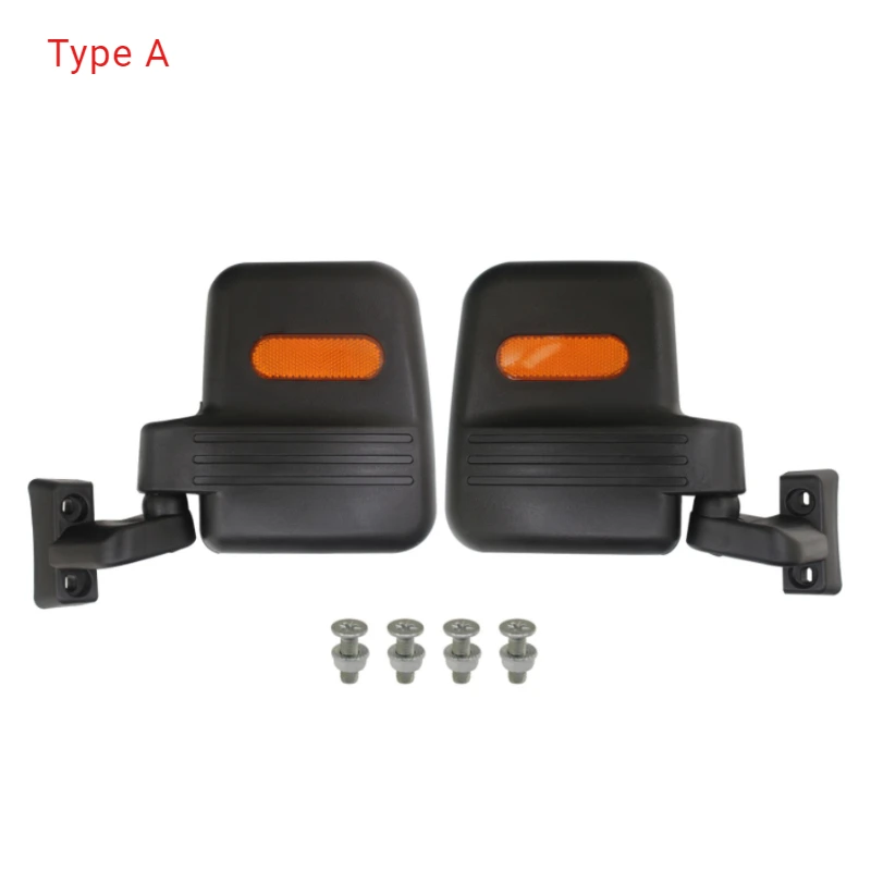 1pcs/pair Agricultural Vehicle Mirror Side View for Forklifts Lawn Movers Golf Cart Lift Trucks Tractor Convex Rear View Mirrors