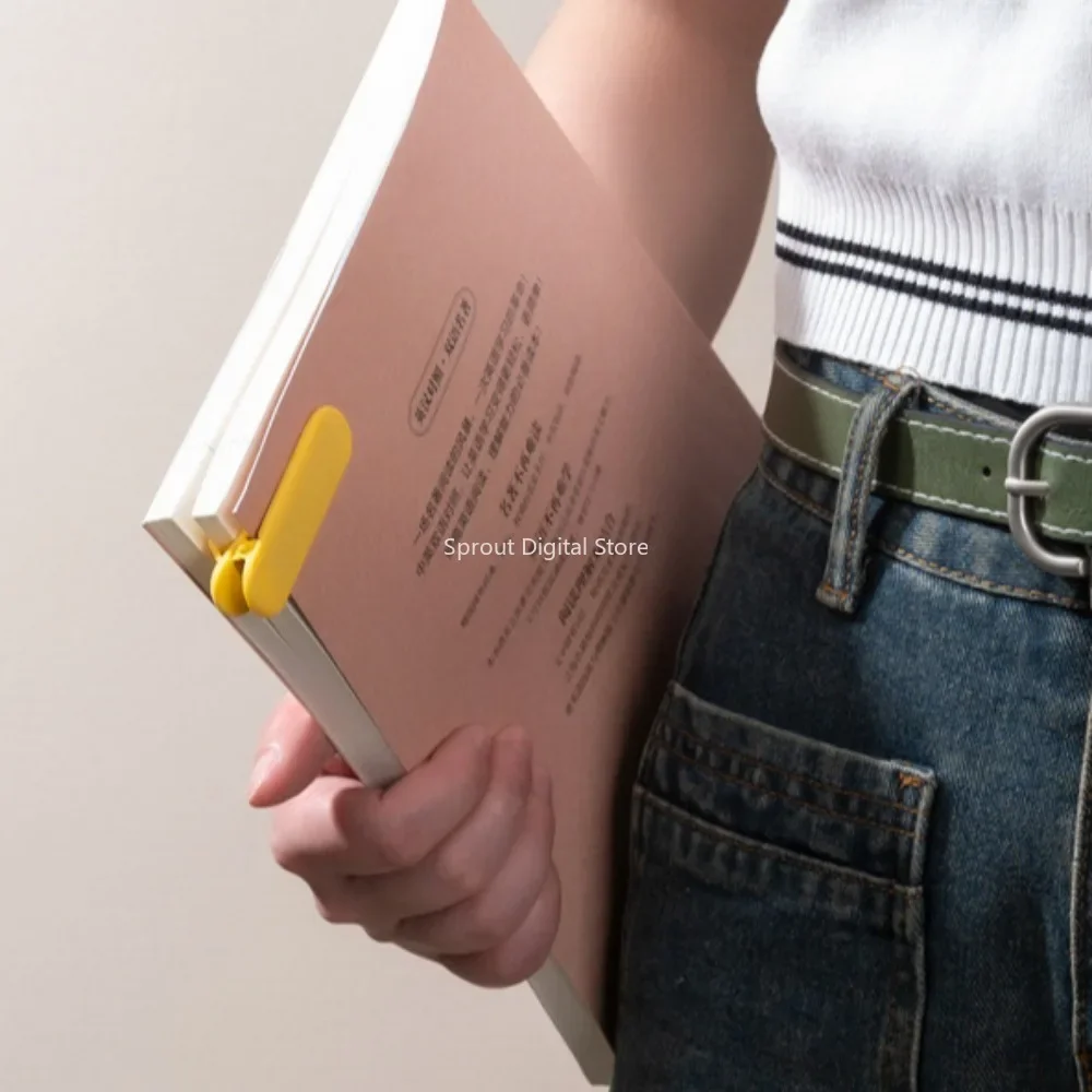 1/3Pcs Silicone Bookmark Automatically Follows Page Flipping Student Bookmarks Office Stationery Suitable For Home School