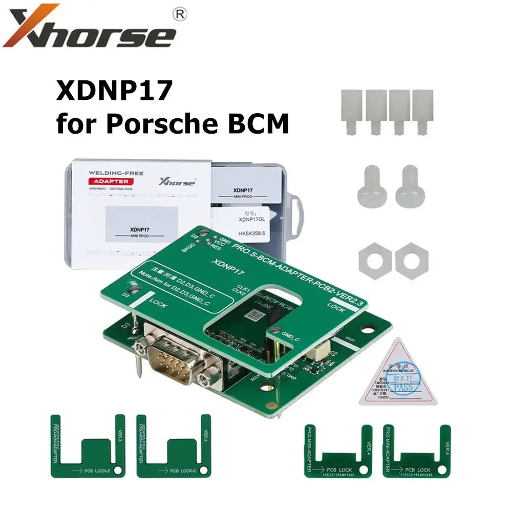 Xhorse XDNP17CH Adapter for Porsche BCM Work with MINI PROG