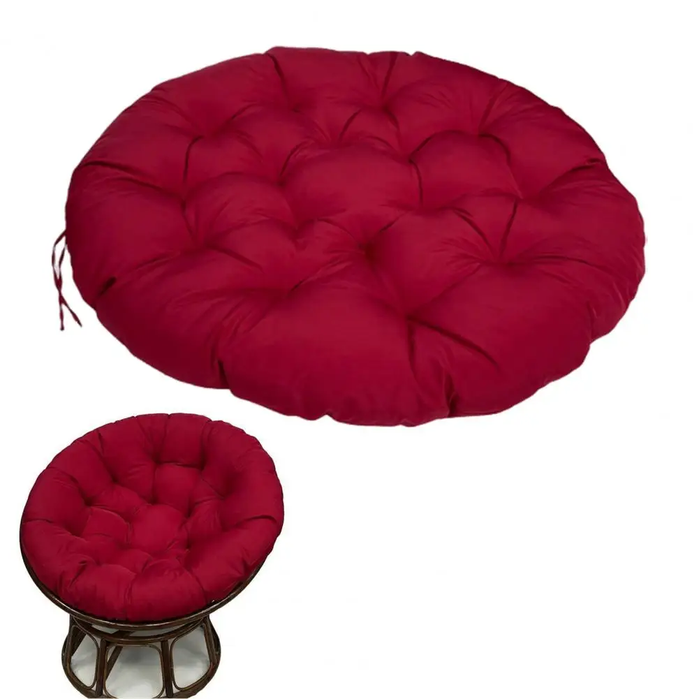 Easy Care Chair Pads High-quality Seat Cushions Outdoor Papasan Chair Cushion with Ties for Patio Balcony Use Solid for Indoor