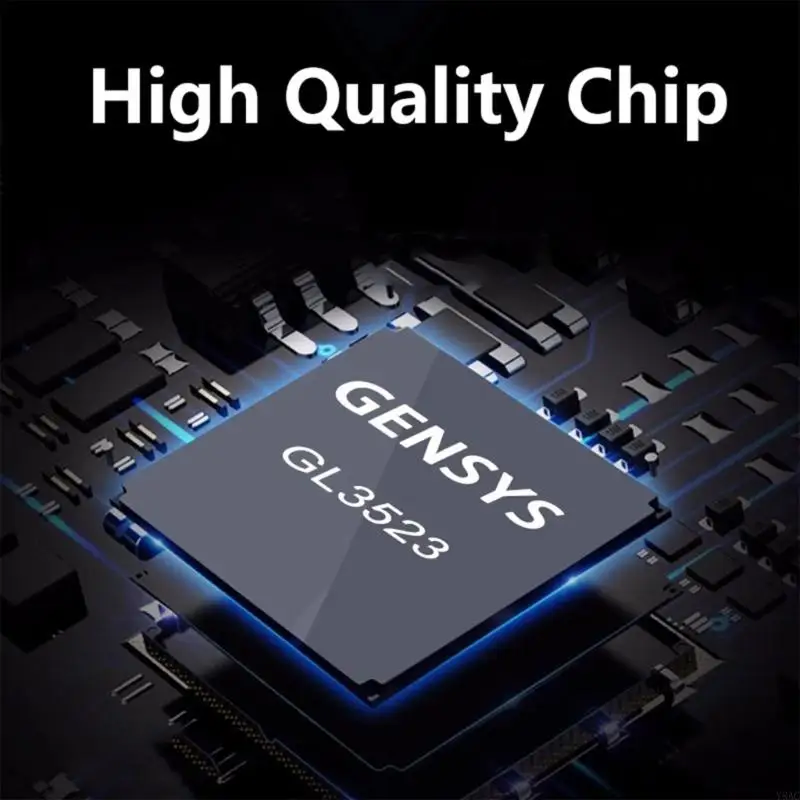 ESB múltiple Y8AC Multi Port USB Tipo C y cubo panel frontal USB para escritorio Rom Bay y carga