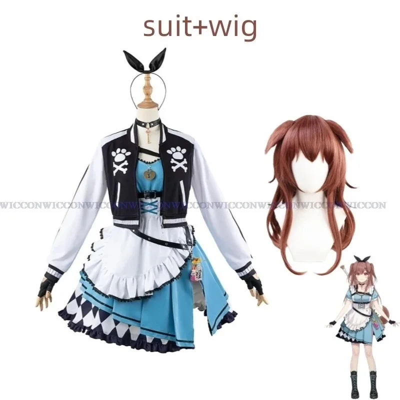 زي تنكري لشخصية كلب YouTuber Hololive الافتراضي من الرسوم المتحركة Kurone، مناسب لحفلات الهالوين وعيد الميلاد #1