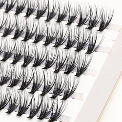 100Pcs 20 30 40D eyelash Individual C/D/DD Cluster EyeLashes Grafting False Eyelashes eyelash extension individual lash bunch