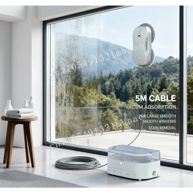 جديد ذكي رذاذ الماء منظف النوافذ الكهربائية APP + التحكم عن بعد التلقائي نافذة زجاجية روبوت تنظيف المنزل