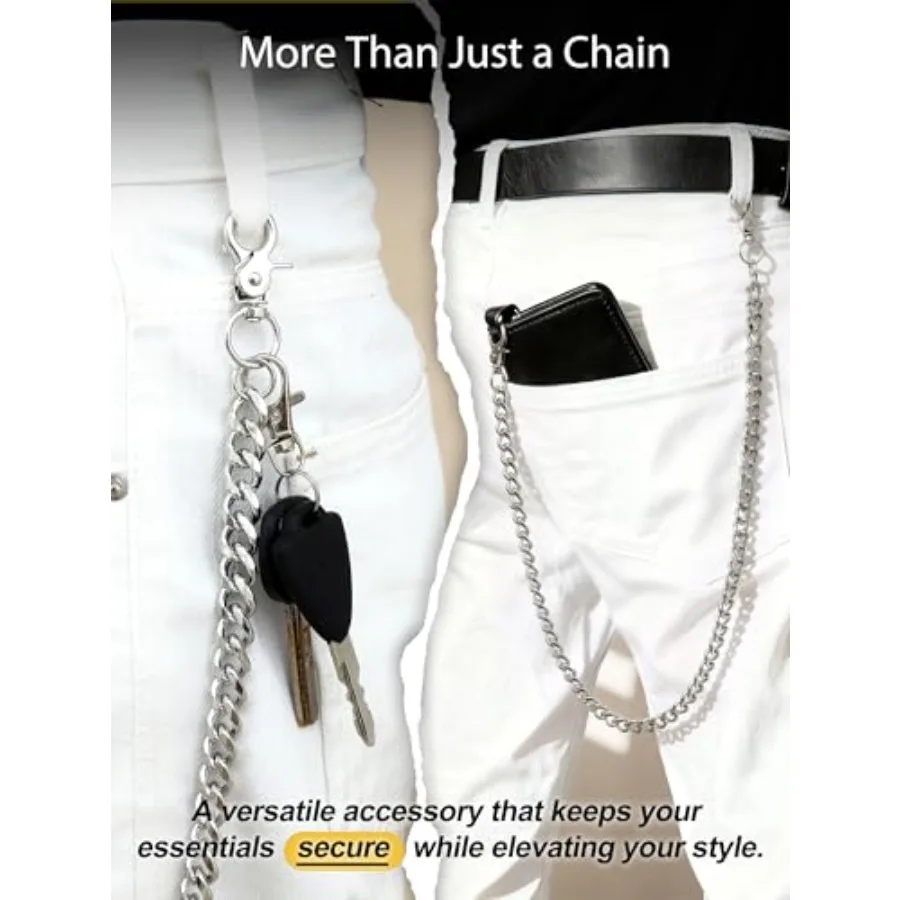 Pants Chains for Men Women, He - Jeans Pants Fashion Men บทวิจารณ์และราคา