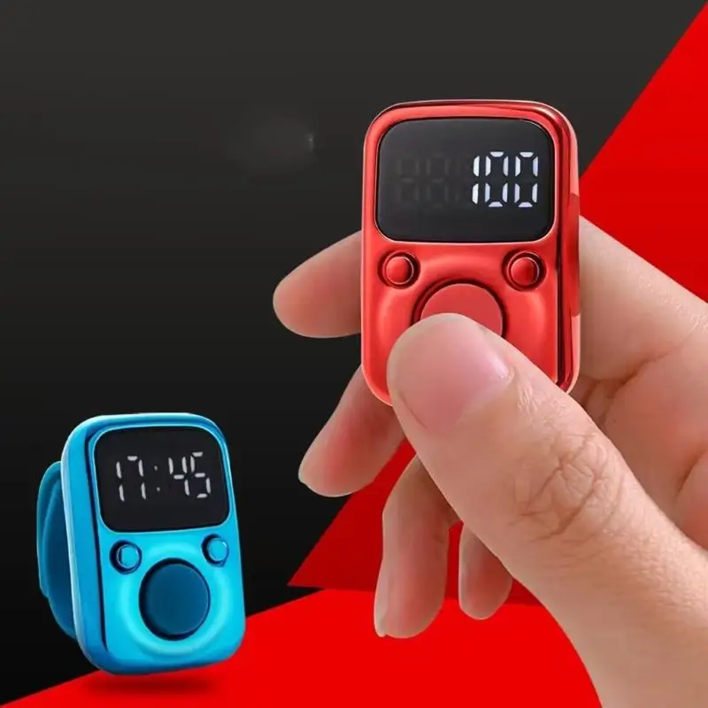 H9ec Digital Sport Finger Hand Ring Tally Counter Luminous LED Finger Ring