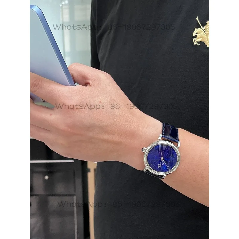 Watch Natural Lapis Lazuli Limited Edition Waterproof, Automatic Mechanical Watch Men's S2488