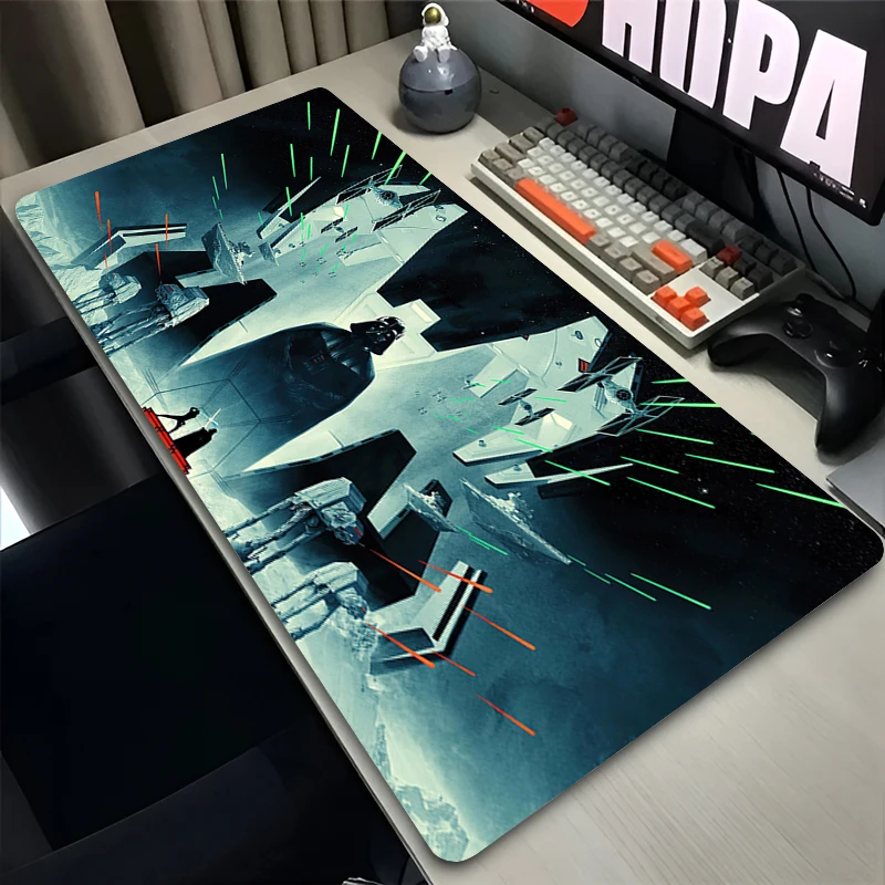 Mouse Pad Large Classic Movie S-Stars W-Wars Laptop Gamer Table Pads Keyboard Gaming Accessories Carpet Extended Office Desk Mat