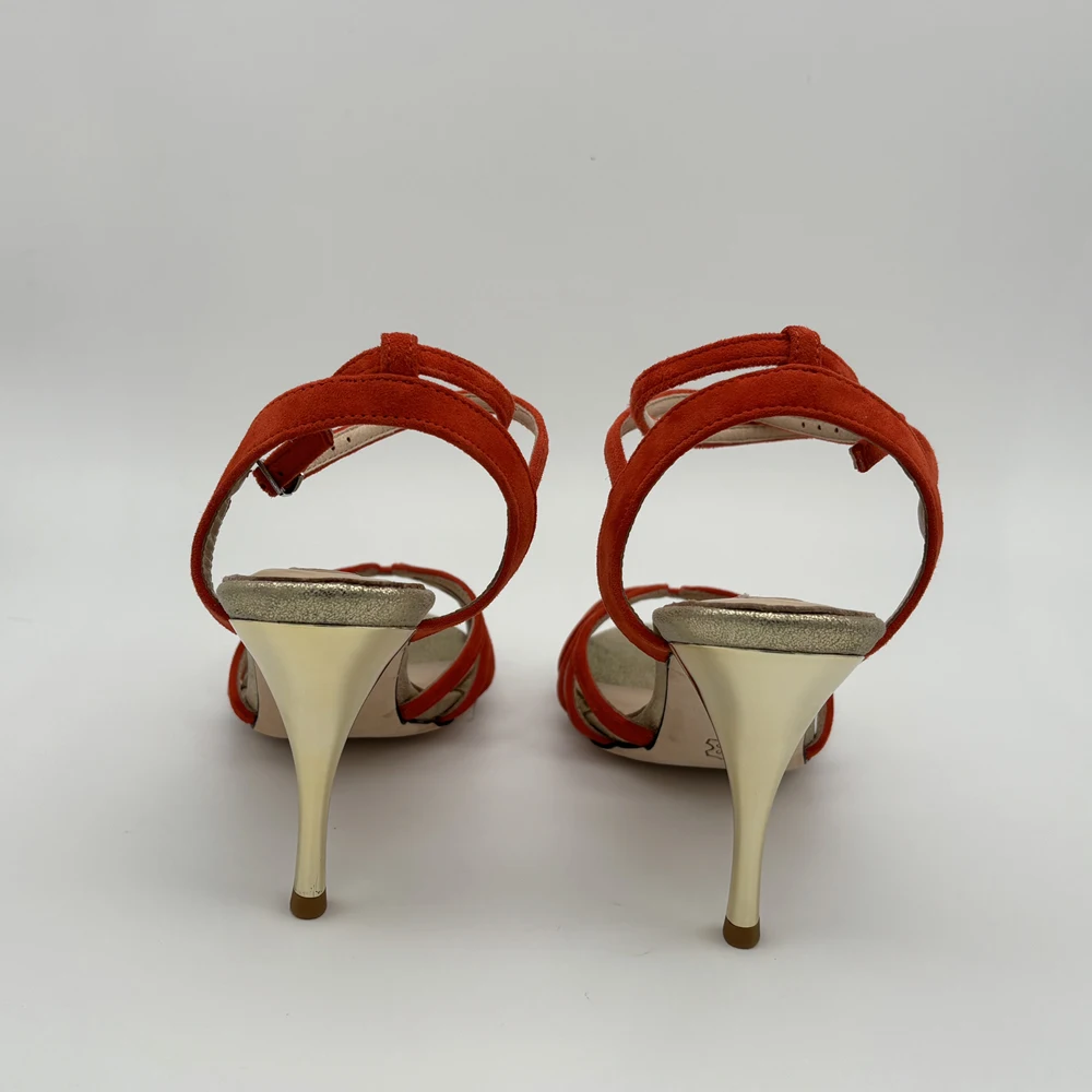 Beautiful  Argentina Tango Shoes Leather Hard Sole  Party Shoes Shipping Free   Flamico Shoes 7.5cm 9cm Heel available view 5