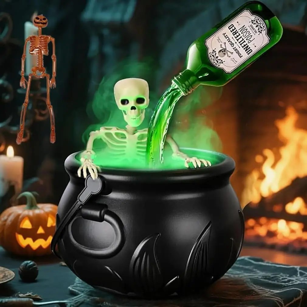 

Halloween Gift Flame Witch Bucket
