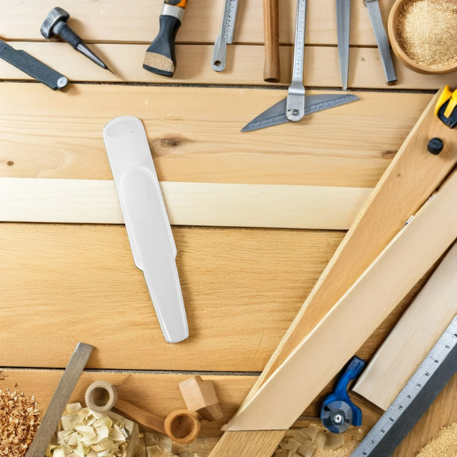 

Aluminum Alloy Rv Door Handle Replacement 98Mm Spacing White Durable Camper Window Secure Lock Privacy Lever Internal Latch