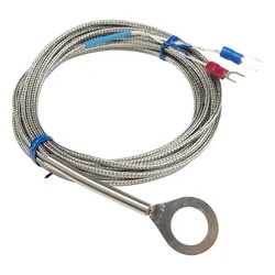 FTARR01 K E type 4m metal screening cable 5mm 6mm 8mm 12mm 14mm diameter hole ring head thermocouple