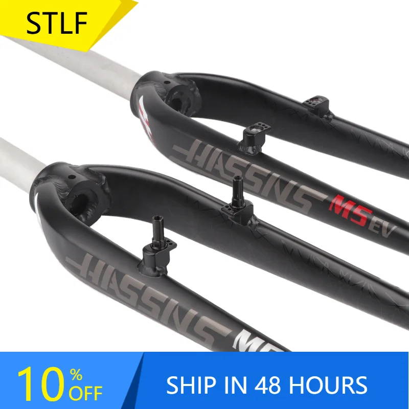 

STLF Hassns 26 27.5inch Ultra-Light Aluminum Alloy Bike Fork Pure Disc V Brake Front Fork for Mountain Bikes Road Bicycles B-Pil