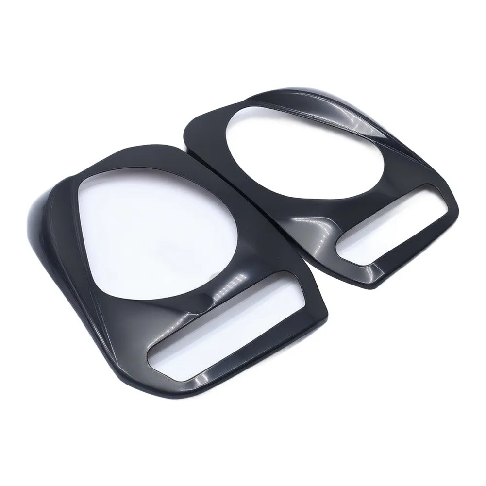 Front Headlight Trim Frame Bezel Set 2 Pieces for Suzuki Jimny Models 2007 to 2015 Compatible ABS Replacement Part