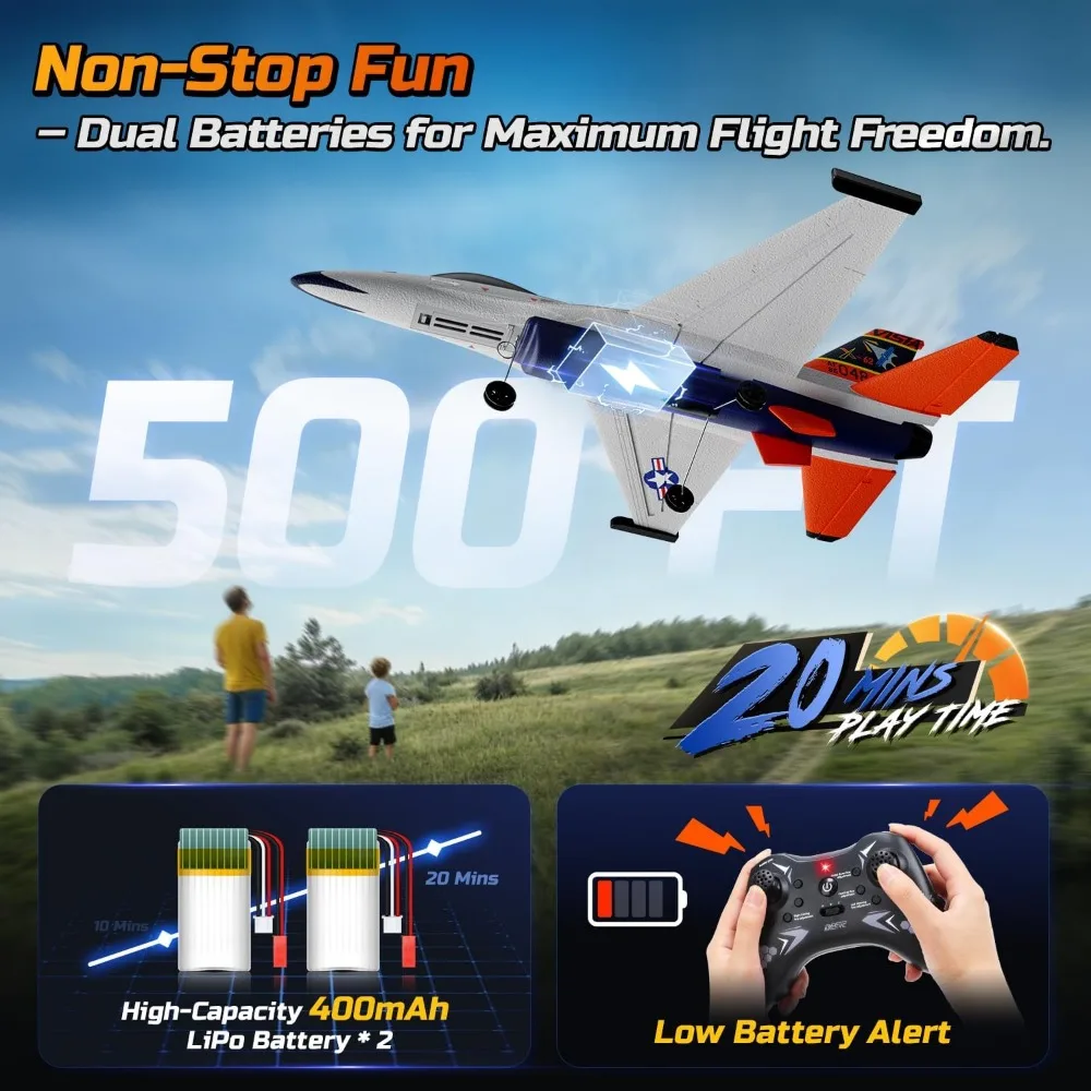 RC F-16 Styled 4-Channel Jet with 6-Axis Gyro, EPP Ready-to-Fly Glider Aircraft