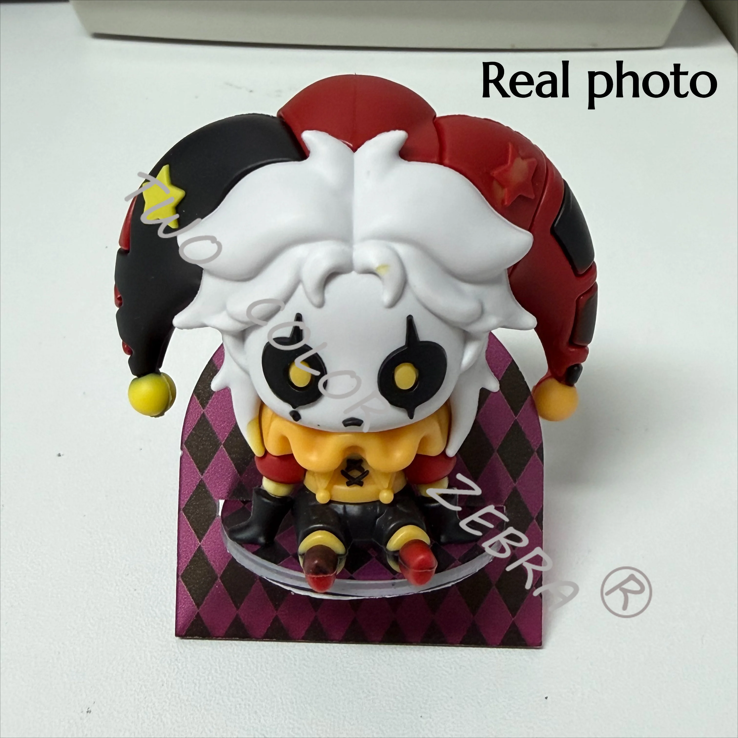The Freak Circus Pierrot 코스프레 데스크 장식 아이템 애니메이션 7cm 스케일 피규어 액세서리 팬들을위한 장난감 컬렉션 선물