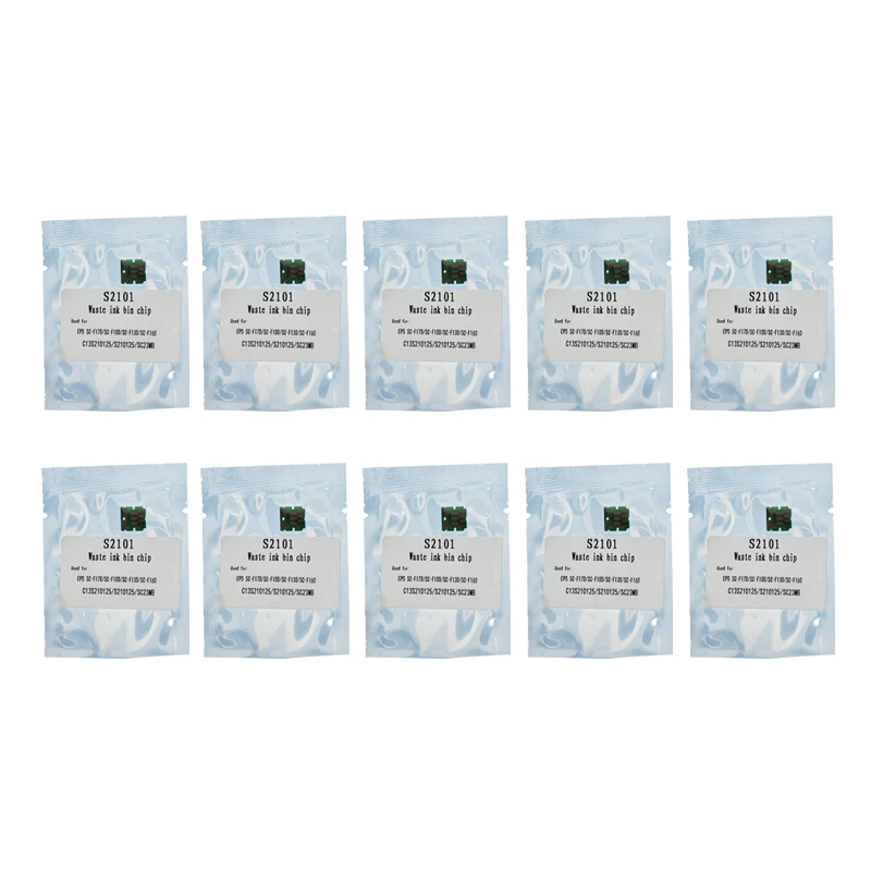 10~100PCS C13S210125 S2101 SC23MB Maintenance Box Tank Chip For Epson SureColor F100 F130 F160 F170 F150 SC-100 SC-F160 SC-F170