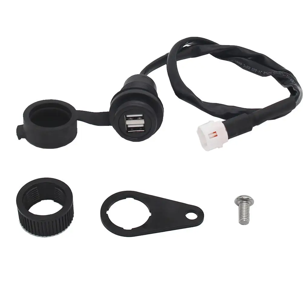 

Motorcycle Dual USB Charger Plug Socket Adapter Modified Accessories Compatible For Mt-09 Sp Mt07 Xsr700