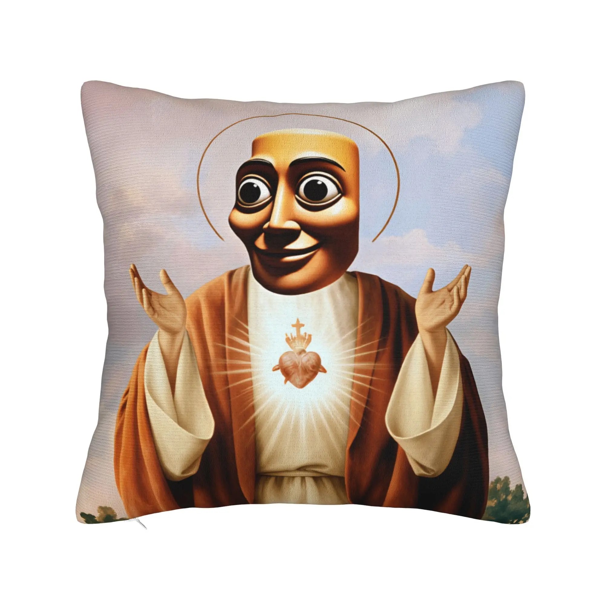 Tung Tung Sahur Italian 67 Pillowcases saint Kawaii Pillow Case For Living Room Bed Chair Square Pillow Cover