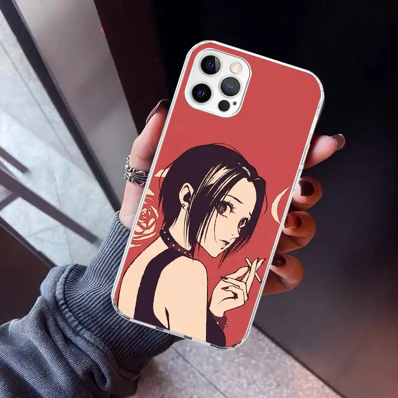 NaNa Osaki Anime Phone Case For iPhone 16 15 14 13 12 Mini 11 Pro Max Cover 7 Plus X XS XR 8 + SE Silicone Shell Print Fundas Fo