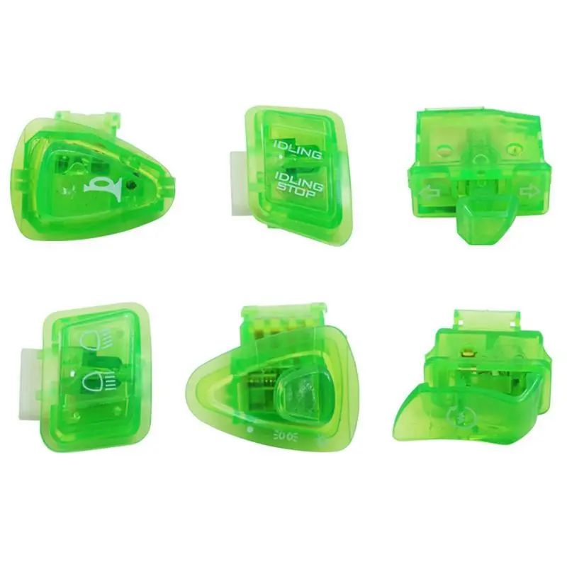 Strict Moped Scooter Switch Button For GY6 50Cc 125Cc 150Cc ATV Moped Scooter Motorcycle Horn Dimmer Turn Switch Green