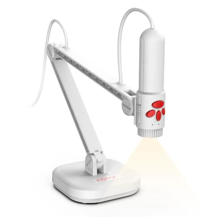 Detachable Handheld USB Document Camera Flexible Multi-Angle Perfect for Hands-on Teaching and 3D Object Demo Mic LED Auto Focu