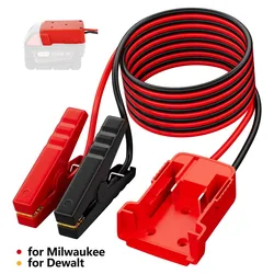 Car Battery Igniter Automotive Emergency Power Kits 12AWG Cable Jumper Starter Jump Kit Power Tool Line for Milwaukee Dewalt