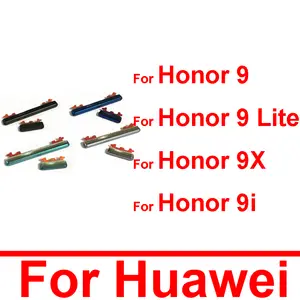 Bilashmart Power+Volume Side Buttons Keys Huawei Honor 9 Lite 9X 9i Power Volume Control Switch Side Key Phone Replacement Repair Parts