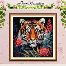 South China Tiger Patterns Counted Cross Stitch Set 11CT 14CT 16CT Stamped DMC Cross-stitch Kit Embroidery Needlework Home Decor