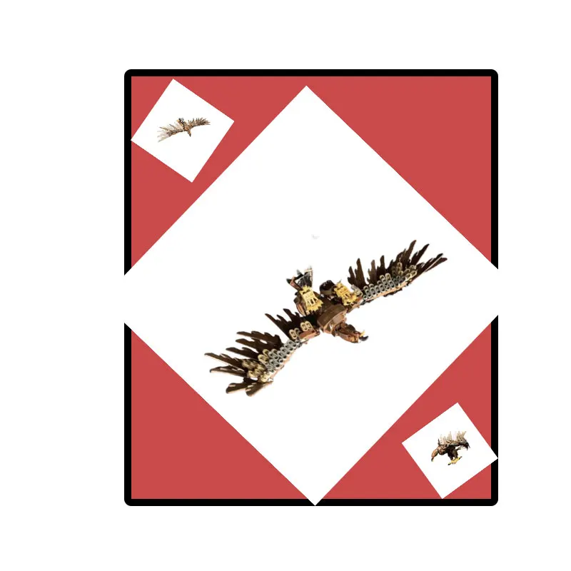 

New in stock MOC426pcs Creative Animal and Bird DIY Small Particle Assembly Building Blocks Educational Toy Model Gift Set Ornam