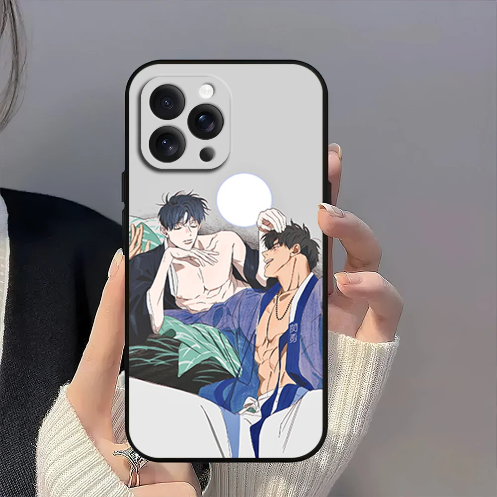 TV Mignon Anime Korea BL Boys Love Vampire Phone Case for iPhone 12 11 14 15 13 16 Max Plus Pro Black Soft Silicone Cover