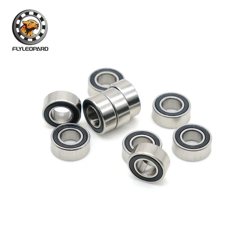 SMR105RS Abec-7 (2pcs) 5x10x4 Mm Stainless Steel Miniature Smr105 RS Ball Bearings Smr105-RS