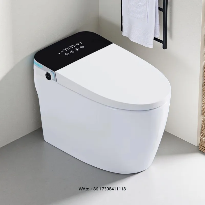 

Fully Automatic Intelligent Wall-Mounted Toilet Instant Heating Function No Water Pressure Restrictions Rear/Side Included