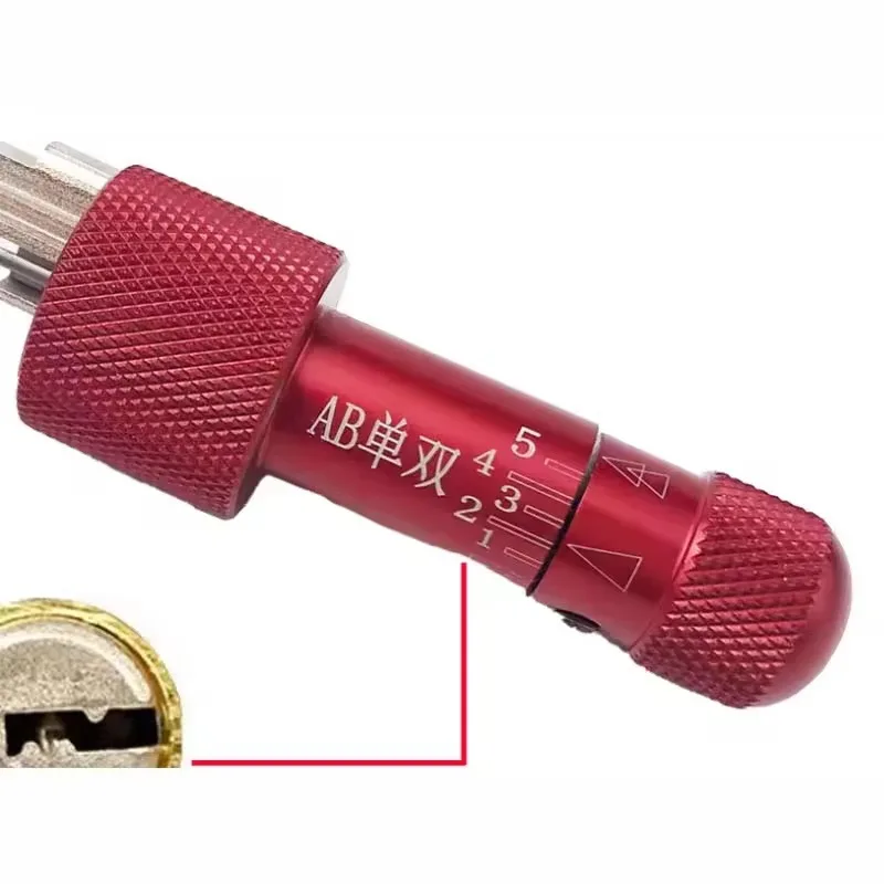 1 Set Red KABA Positive Groove AB KABA Positioning Decoder Tool Locksmith Tool lock pick