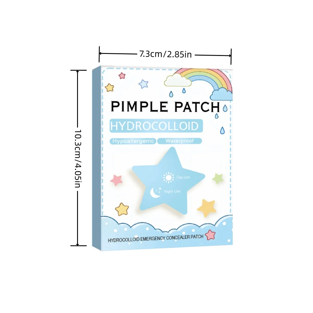 1400 قطعة من رقعات بثرة النجوم للوجه الغروانية المائية، غطاء ممتص، شجرة الشاي، رقعة حب الشباب الغروانية المائية، رقعة بثرة نجمة لطيفة #3