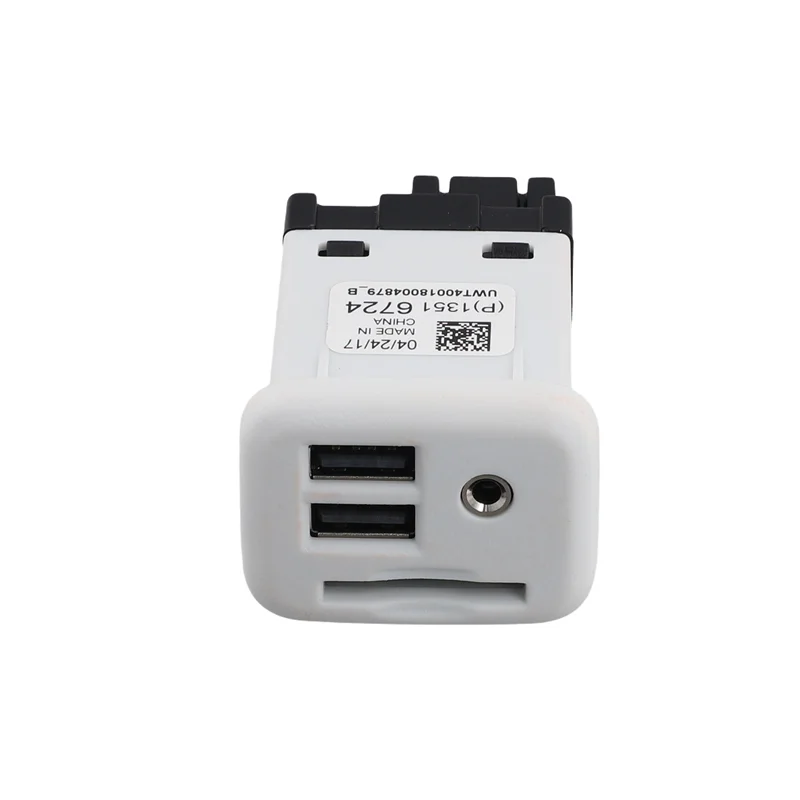 

-September Audio Player Receptacle AUX Interface 2 USB Port 1 SD For Cadillac ATS CTS 13516724 13535247 13526855