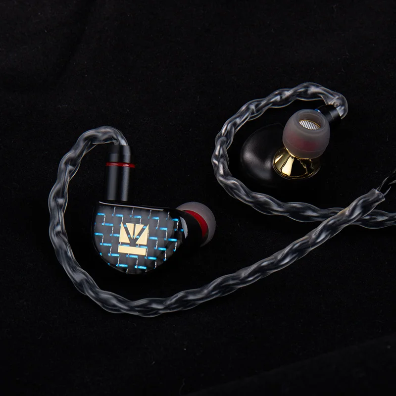 KBEAR INK MK2  DLC Diaphragm Dynamic In-ear Monitor Earphone Upgraded 2Pin Wired Earbud Sport Music DJ Headset