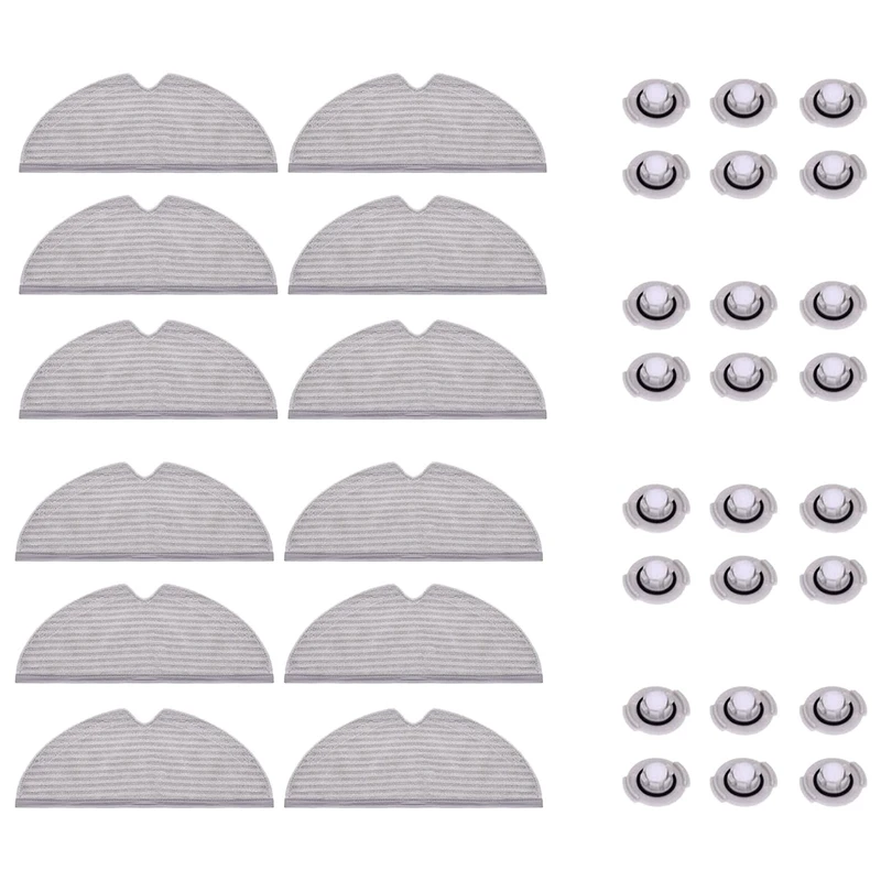 Paños de microfibra de repuesto para fregar, almohadillas para fregonas, piezas para Roborock S6 S6 Pure S6 Maxv S5 Max S5 S4 E5 E4 E35 E2