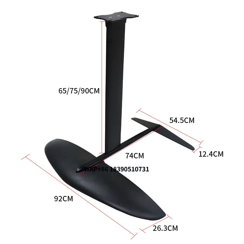 

New Standing Wind Wing Surfing Non-powered Hydrofoil Surfboard Carbon Fiber Racing Water Sports Booster Model 004