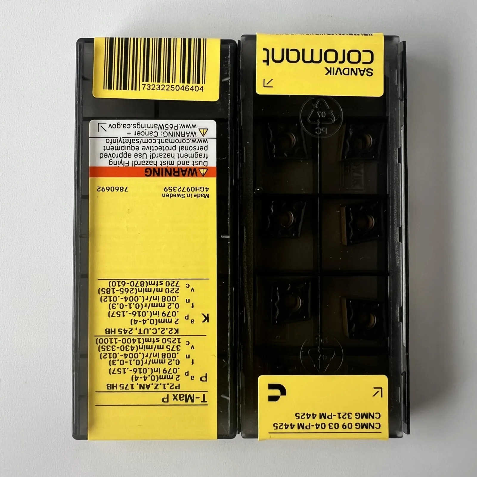 

SANDVIK / CNMG090304-PM 4425 / Original Swedish hard alloy blade 10 Pcs