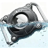 Soporte para Collar de perro Airtag, funda Airtag impermeable para Collar de perro con lazo de Metal extraíble, peso ligero apto para Apple Airtags