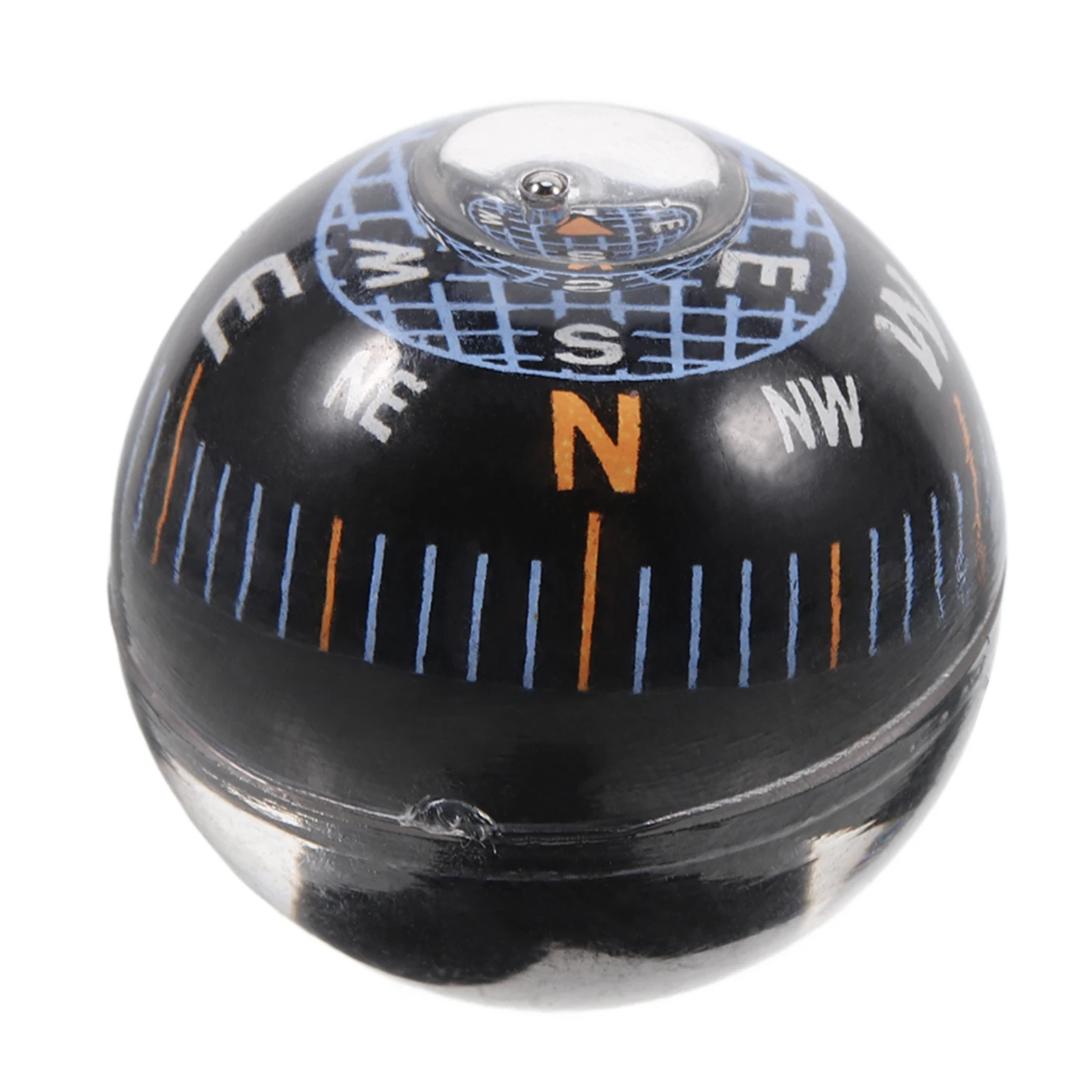 

Sturdy Black Spherical Compass for Car Dashboard Motorcycle Travel Automotive Navigation Tool Outdoor Camping