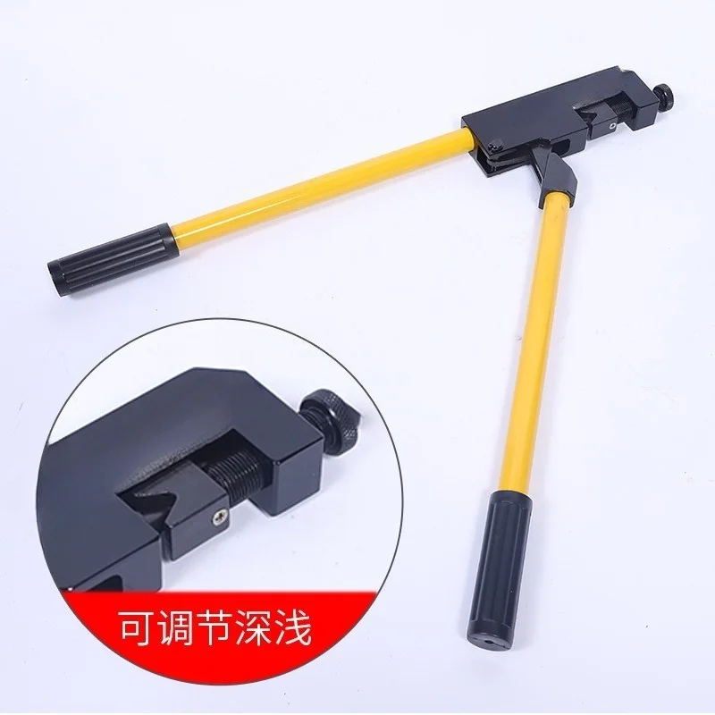 Handheld Point Crimp Terminal Pliers Openable Jaw Mechanical Crimping Tool Durable Alloy Steel Electrical Crimp Equipment