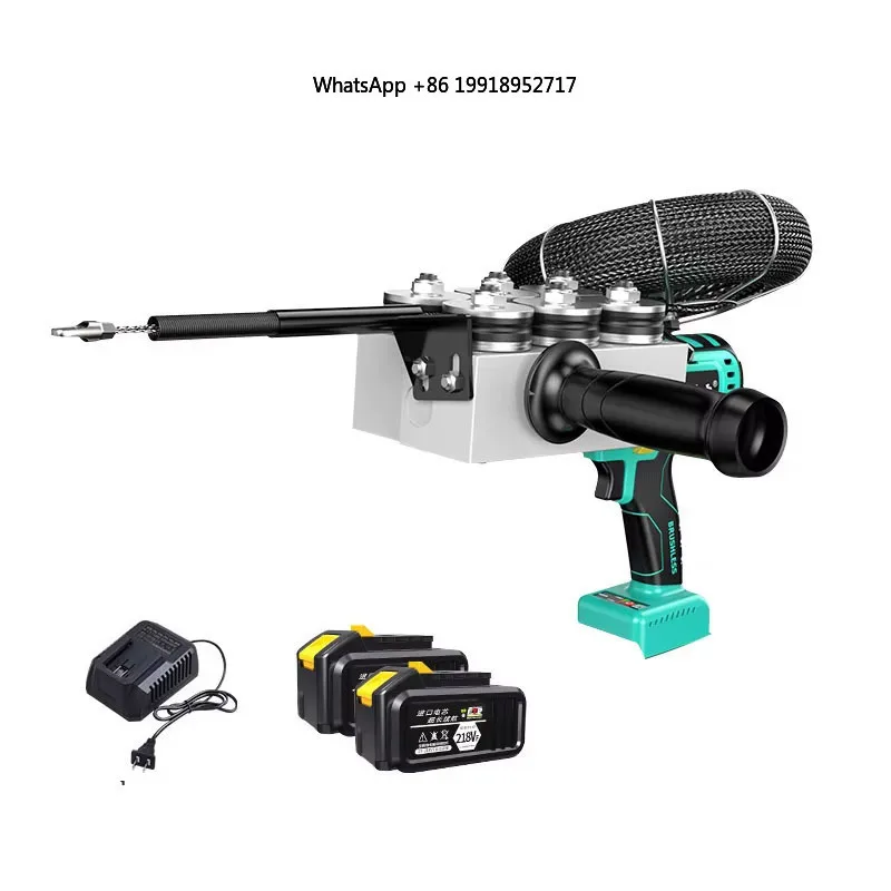 20000MA Automatic Electric Puller Through Wall Lithium Battery Threader Cable Threading Machine