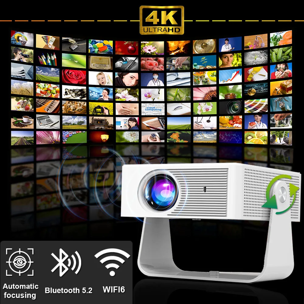 

Проектор 2025 X3, портативный проектор, Wi-Fi Smart 1280, 720P, Full HD, офисный домашний кинотеатр, видео, мини-проектор, мобильная проекция