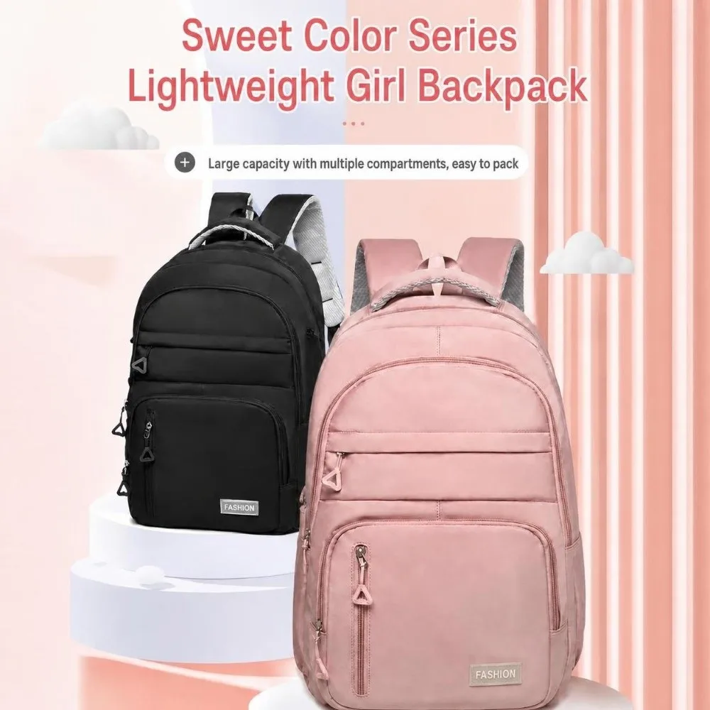 High Quality Large Capacity Backpack Adjustable Straps Lightweight School Bag Multi-Pocket Shoulder Bag For Travel