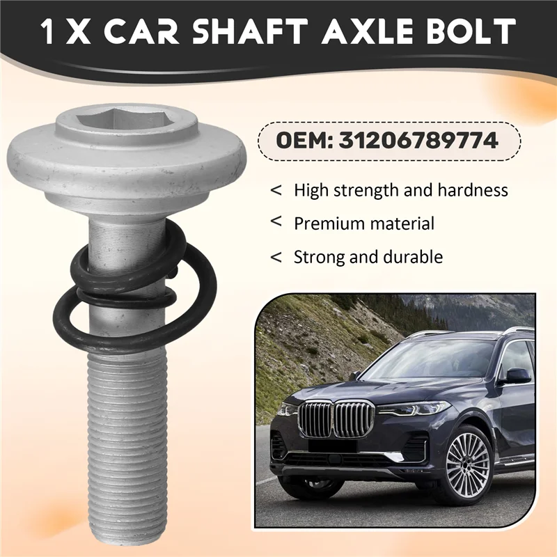 A20K-1 Buah 31206789774 Baut Poros Poros Penggerak Depan Belakang Cocok untuk BMW X3 X1 3 Seri 4 X4 Mini Countryman