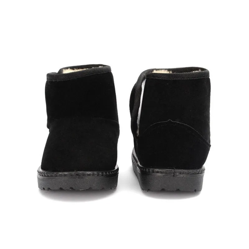 New Boys Girls Winter Rubber Sole Snow Boots Kids Non-slip Soft Sole Warm Short Boots Baby Children Outdoor Casual Cotton Shoes