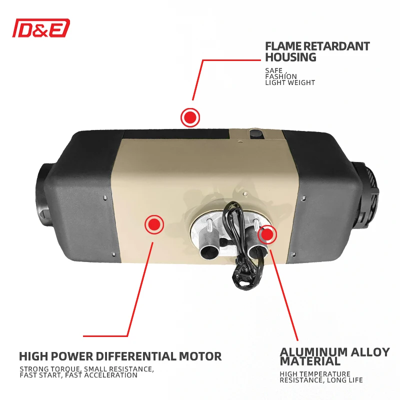 عالية الجودة 5kw 12 فولت 24 فولت وقوف السيارات مسخن الهواء لشاحنة قافلة RV قارب متنقل